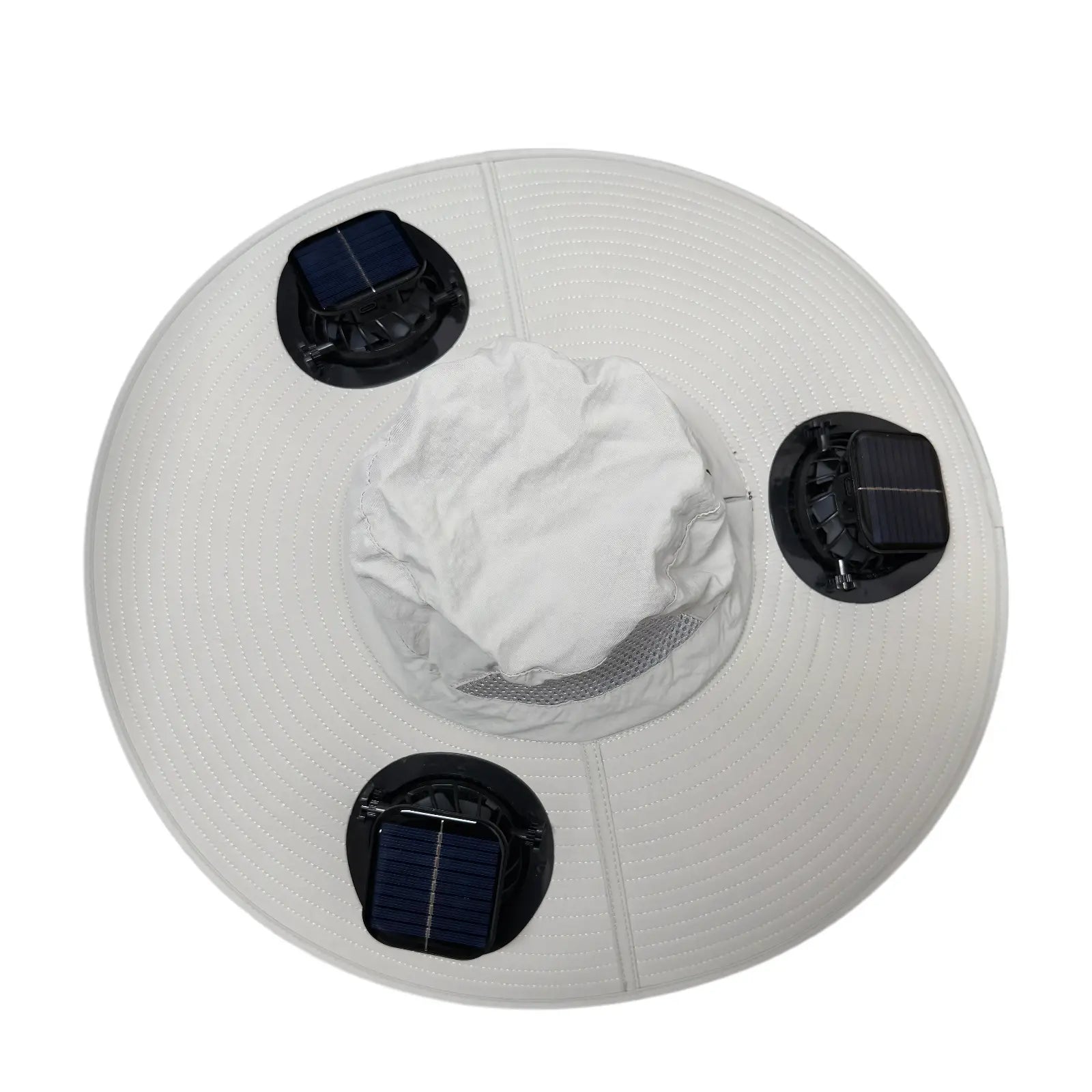 2026 Ultimate Solar-Powered Cooling Hat with Triple Rechargeable Fans - Stay Cool & Protected Outdoors!